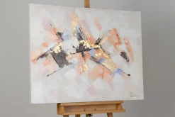 Handgemaltes Gemälde 'Pink Breakthrough' 100x75cm | inkl. Echtheitszertifikat