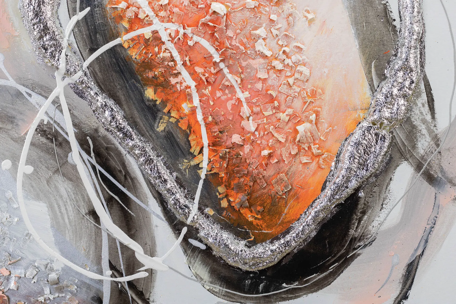 Handgemaltes Gemälde 'Portal in die Zukunft' 80x80cm | inkl. Echtheitszertifikat