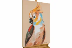 Handgemaltes Gemälde 'Portrait eines Kakadus' 50x70cm | inkl. Echtheitszertifikat
