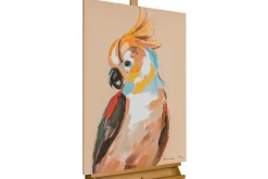 Handgemaltes Gemälde 'Portrait eines Kakadus' 50x70cm | inkl. Echtheitszertifikat