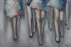 Handgemaltes Gemälde 'Power Walk' 75x100cm | inkl. Echtheitszertifikat
