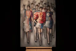 Handgemaltes Gemälde 'Power Walk' 75x100cm | inkl. Echtheitszertifikat