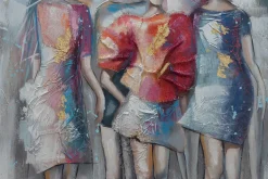 Handgemaltes Gemälde 'Power Walk' 75x100cm | inkl. Echtheitszertifikat