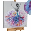 Handgemaltes Gemälde 'Primaballerina' 80x80cm | inkl. Echtheitszertifikat