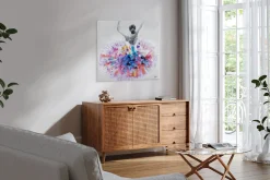 Handgemaltes Gemälde 'Primaballerina' 80x80cm | inkl. Echtheitszertifikat