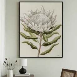 Handgemaltes Gemälde 'Protea-Stille' | Echtheitszertifikat inklusive