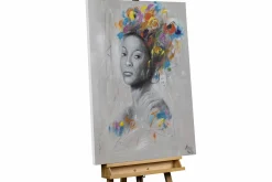 Handgemaltes Gemälde 'Proud Look' 75x100cm | inkl. Echtheitszertifikat