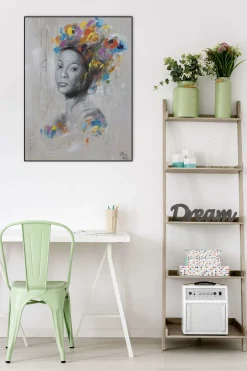 Handgemaltes Gemälde 'Proud Look' 75x100cm | inkl. Echtheitszertifikat