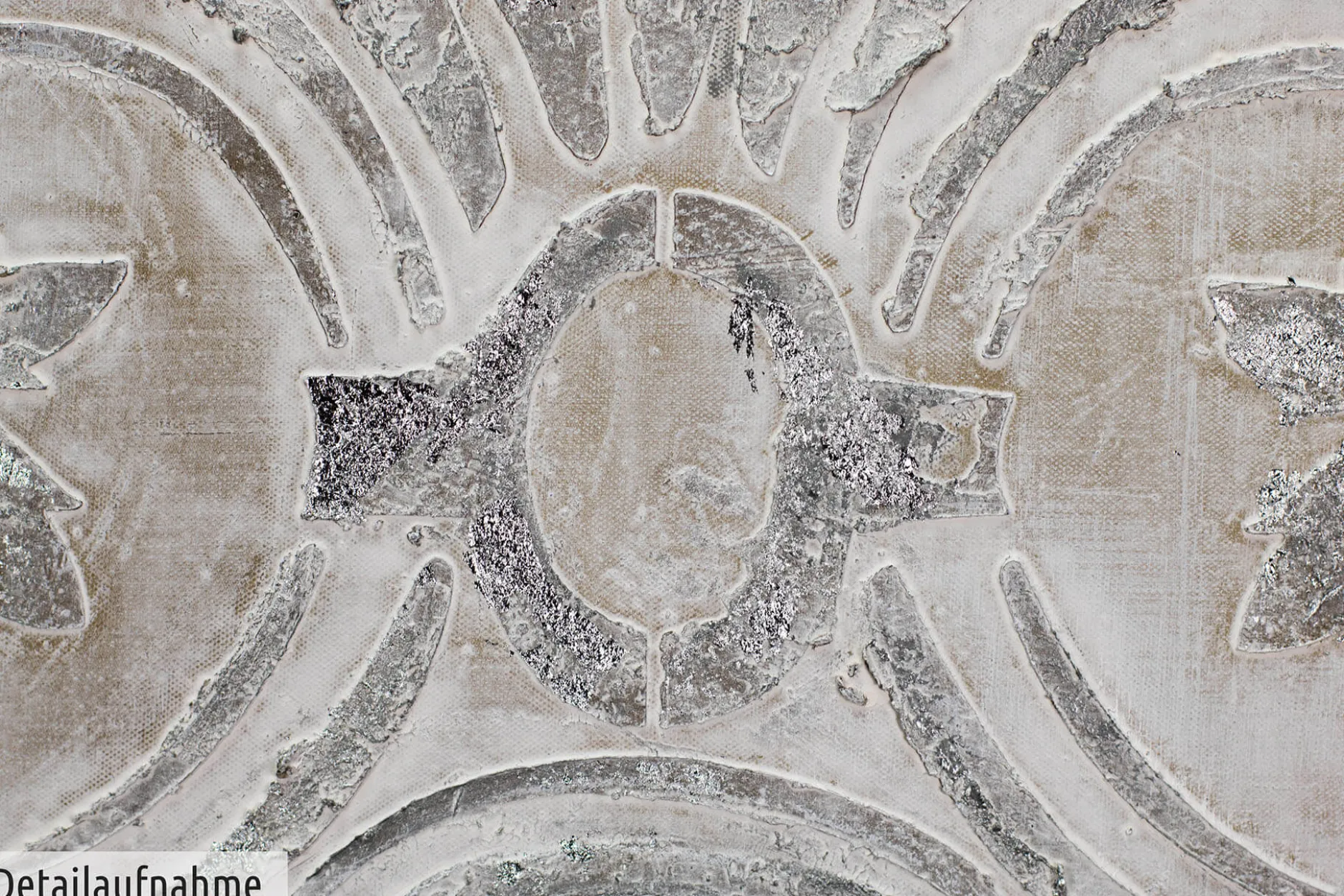 Handgemaltes Gemälde 'Prunkvoll' 80x80cm | inkl. Echtheitszertifikat