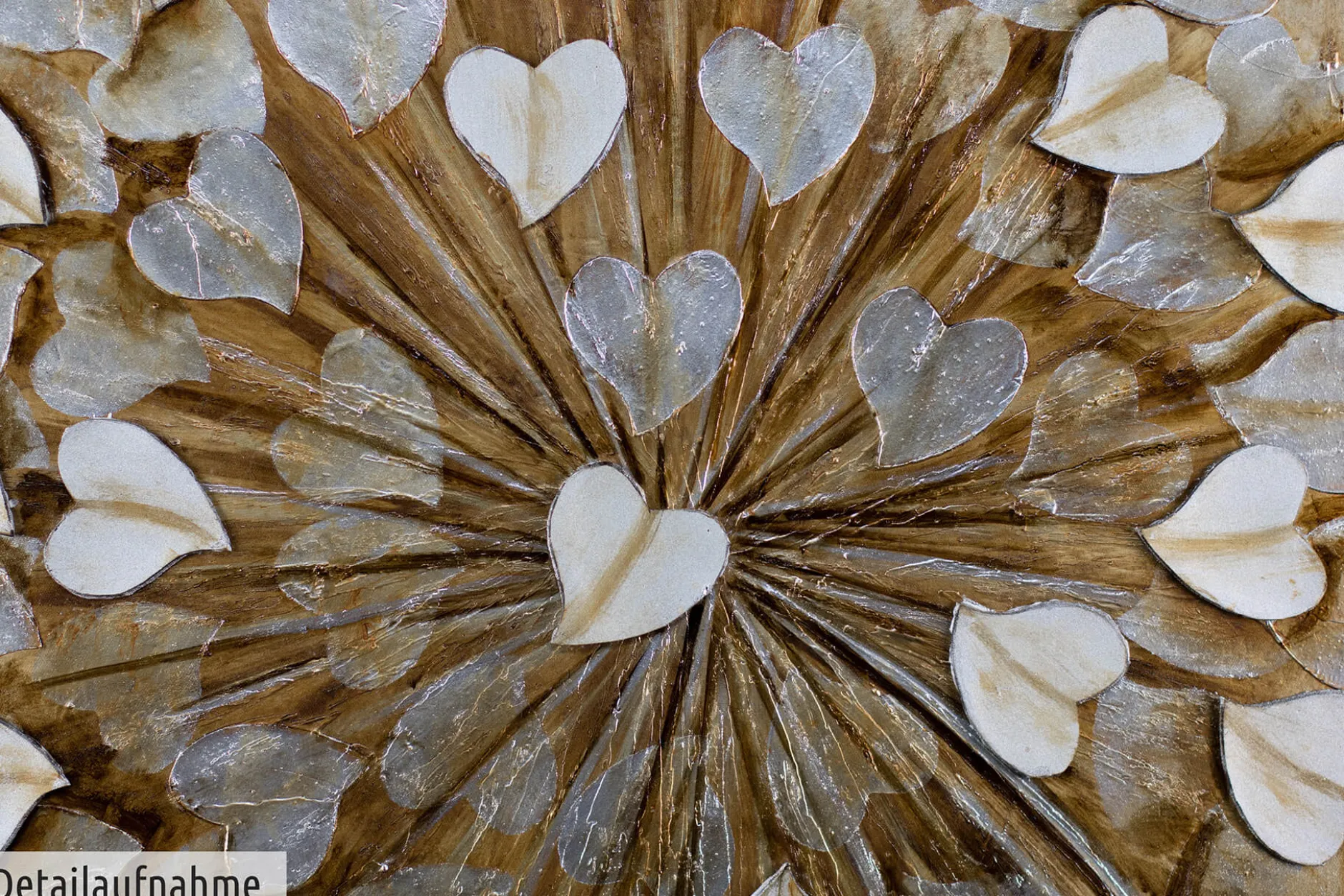 Handgemaltes Gemälde 'Pusteblume im Wind' 80x80cm | inkl. Echtheitszertifikat