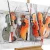 Handgemaltes Gemälde 'Quartett der Geigen' 120x80cm | inkl. Echtheitszertifikat