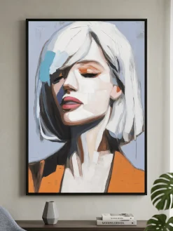 Handgemaltes Gemälde 'Quiet Allure' 60x90cm | inkl. Echtheitszertifikat