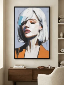 Handgemaltes Gemälde 'Quiet Allure' 60x90cm | inkl. Echtheitszertifikat