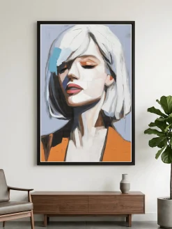 Handgemaltes Gemälde 'Quiet Allure' 60x90cm | inkl. Echtheitszertifikat