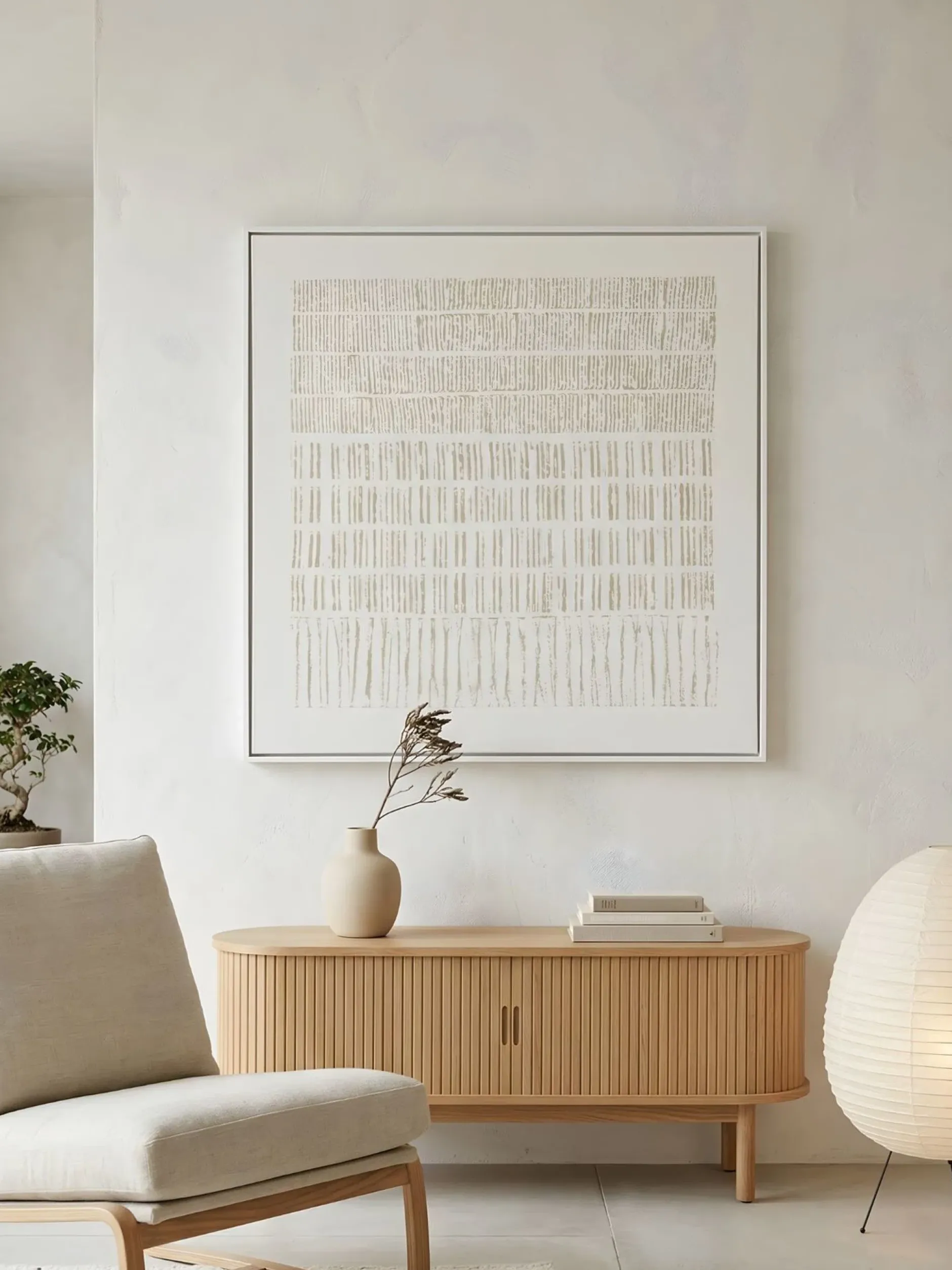 Handgemaltes Gemälde 'Quiet Strata' 60x60cm | inkl. Echtheitszertifikat