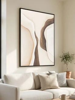 Handgemaltes Gemälde 'Quiet Terrain' 75x100cm | inkl. Echtheitszertifikat