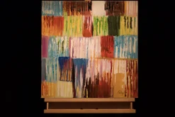 Handgemaltes Gemälde 'Rainbow Vibes' 60x60cm | inkl. Echtheitszertifikat