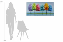 Handgemaltes Gemälde 'Rainy Season' 120x60cm | inkl. Echtheitszertifikat