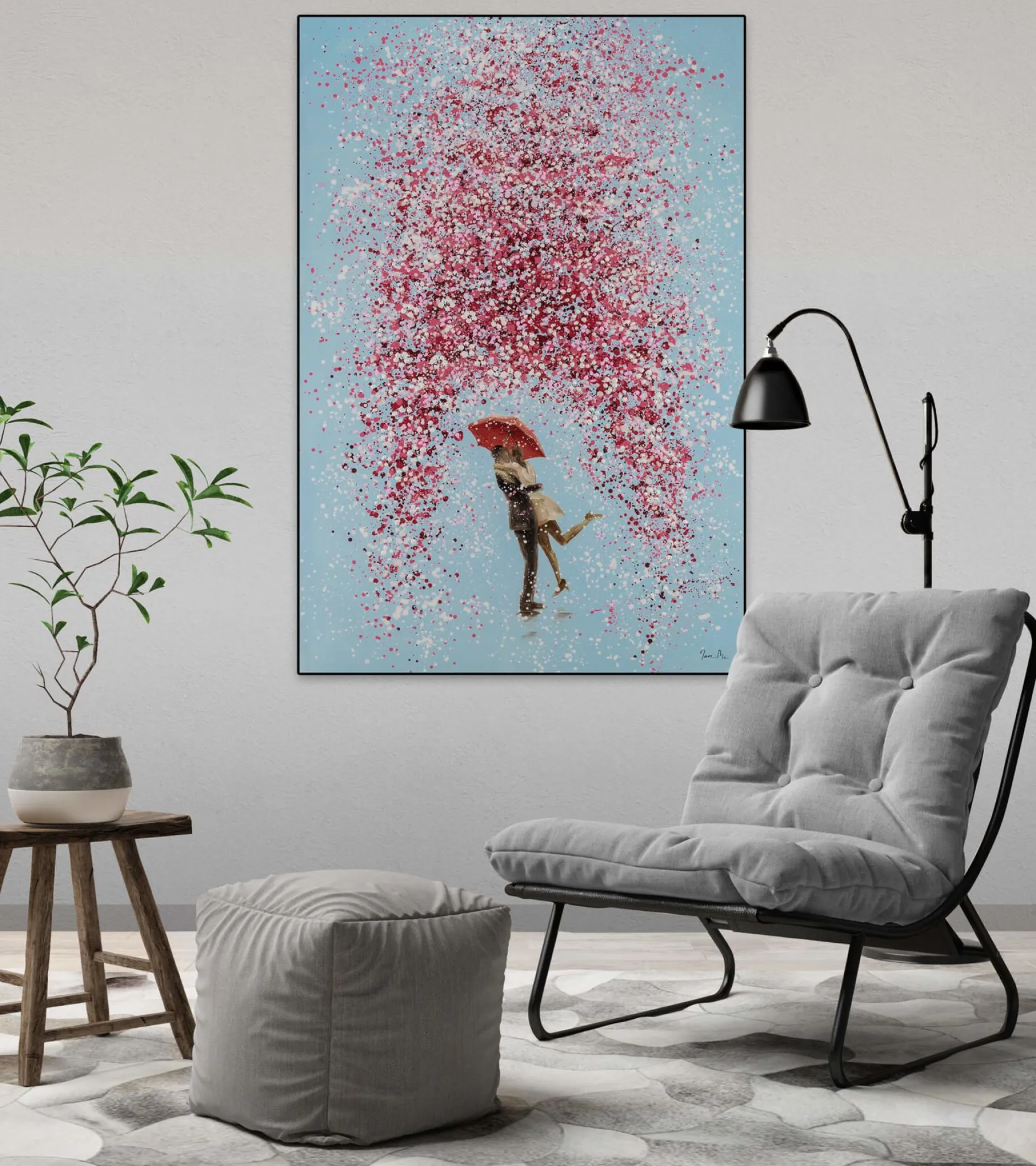 Handgemaltes Gemälde 'Reign of Feelings' 80x120cm | inkl. Echtheitszertifikat