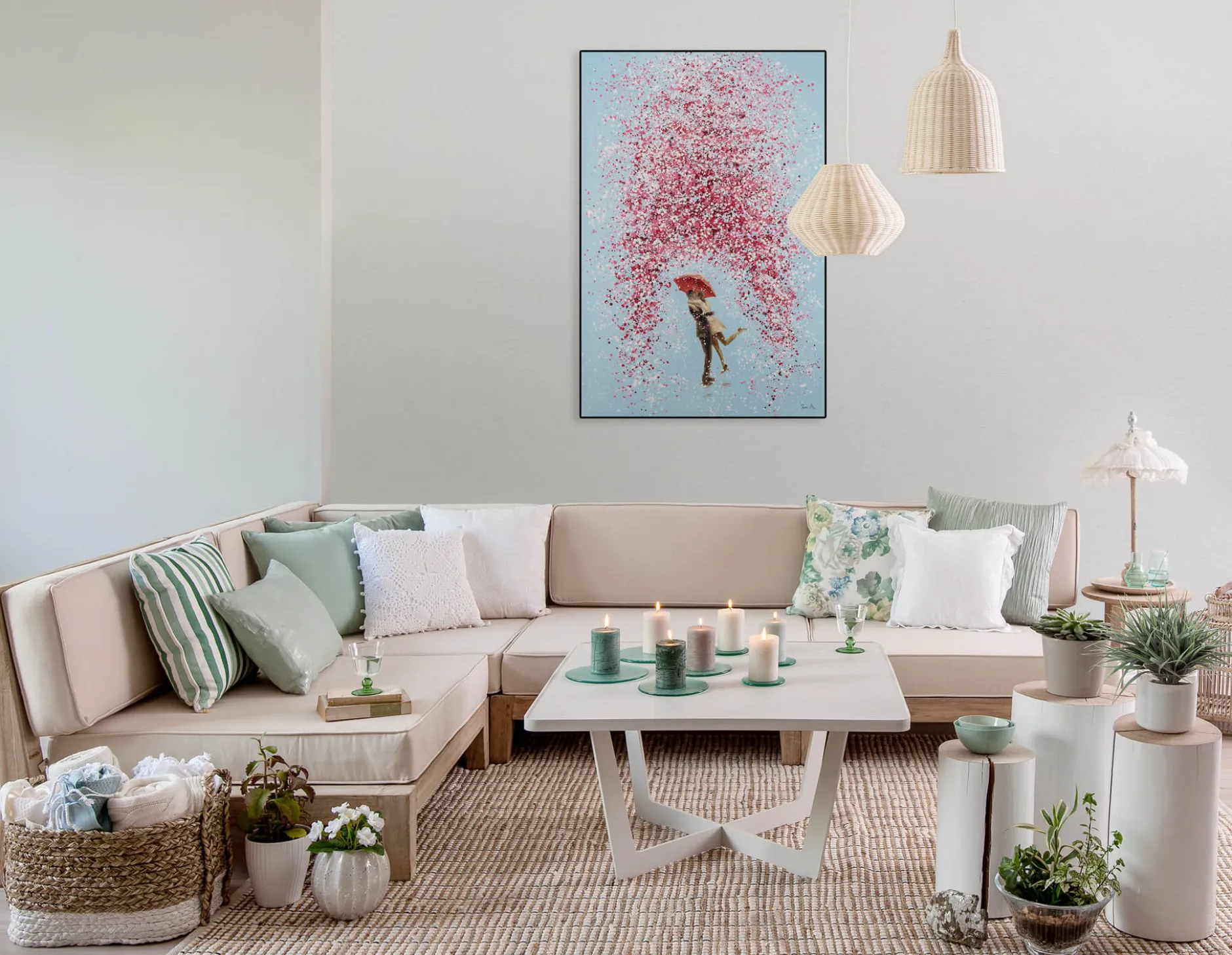 Handgemaltes Gemälde 'Reign of Feelings' 80x120cm | inkl. Echtheitszertifikat