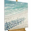 Handgemaltes Gemälde 'Reise ans Meer' 80x80cm | inkl. Echtheitszertifikat