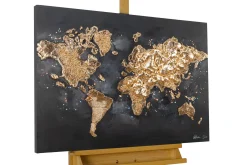 Handgemaltes Gemälde 'Reise um die Welt' 100x75cm | inkl. Echtheitszertifikat