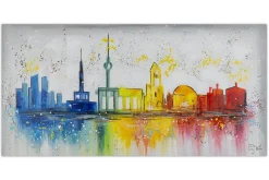 Handgemaltes Gemälde 'Reunited Capital' 120x60cm | inkl. Echtheitszertifikat