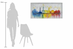Handgemaltes Gemälde 'Reunited Capital' 120x60cm | inkl. Echtheitszertifikat