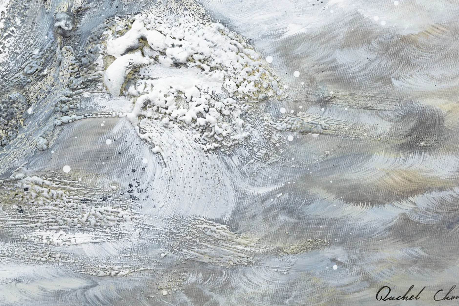 Handgemaltes Gemälde 'Rhythm of the Sea' 120x60cm | inkl. Echtheitszertifikat