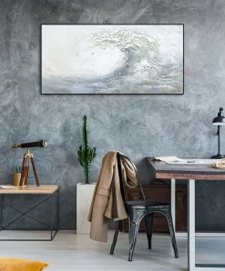 Handgemaltes Gemälde 'Rhythm of the Sea' 120x60cm | inkl. Echtheitszertifikat