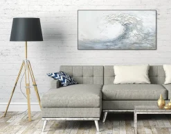 Handgemaltes Gemälde 'Rhythm of the Sea' 120x60cm | inkl. Echtheitszertifikat