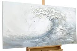 Handgemaltes Gemälde 'Rhythm of the Sea' 120x60cm | inkl. Echtheitszertifikat