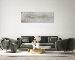 Handgemaltes Gemälde 'Riddle of the Fog' 150x50cm | inkl. Echtheitszertifikat