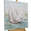Handgemaltes Gemälde 'Riding the Waves' 80x80cm | inkl. Echtheitszertifikat