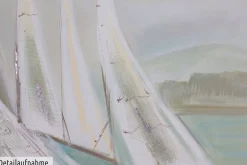 Handgemaltes Gemälde 'Riding the Waves' 80x80cm | inkl. Echtheitszertifikat