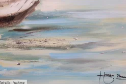 Handgemaltes Gemälde 'Riding the Waves' 80x80cm | inkl. Echtheitszertifikat