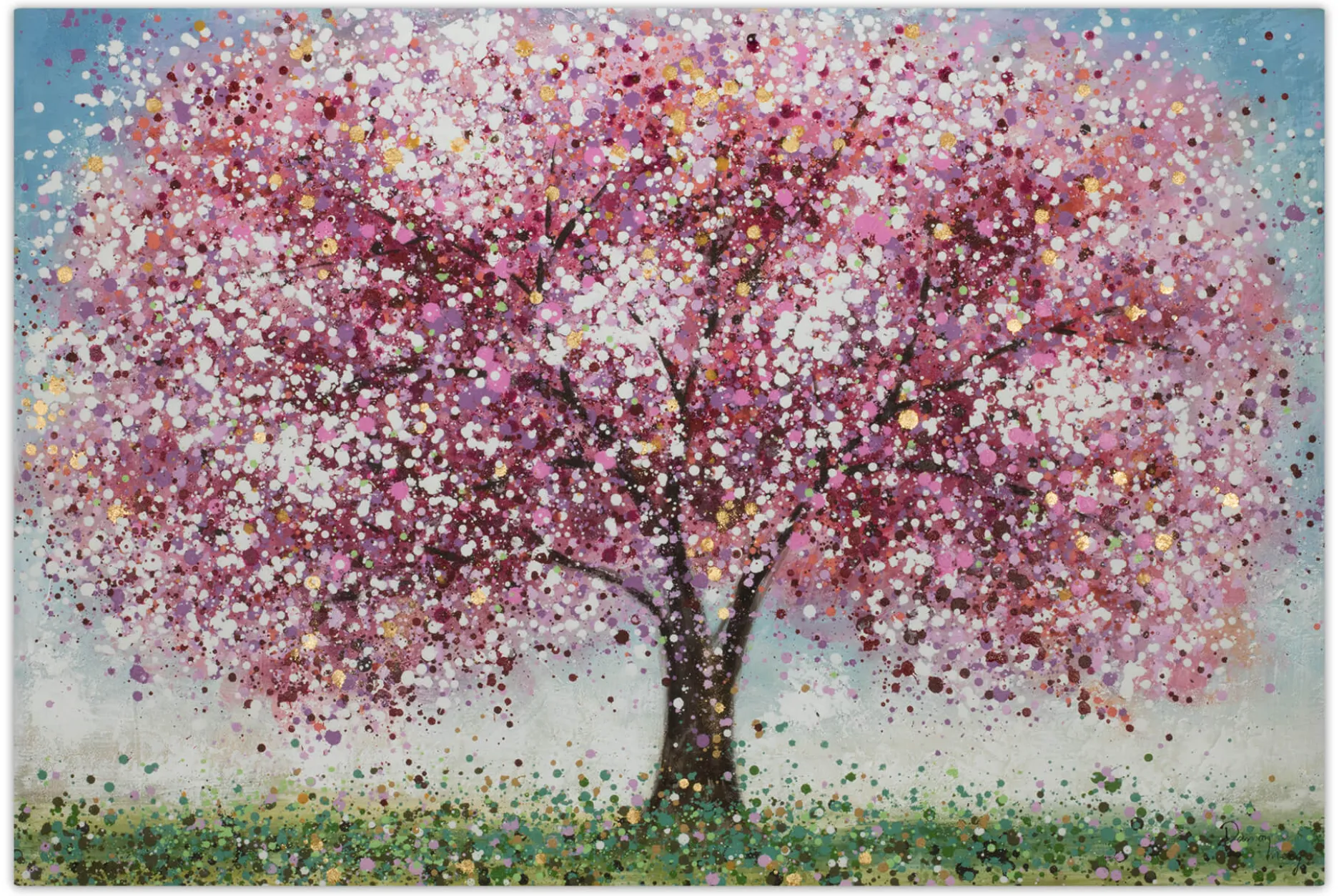 Handgemaltes Gemälde 'Rooted Spirit' 120x80cm | inkl. Echtheitszertifikat