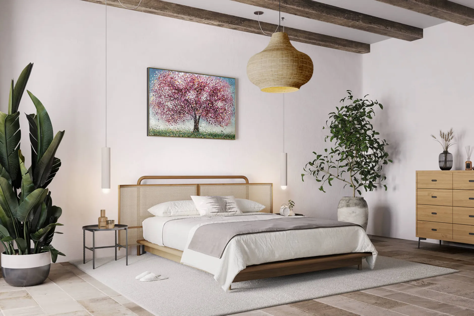 Handgemaltes Gemälde 'Rooted Spirit' 120x80cm | inkl. Echtheitszertifikat