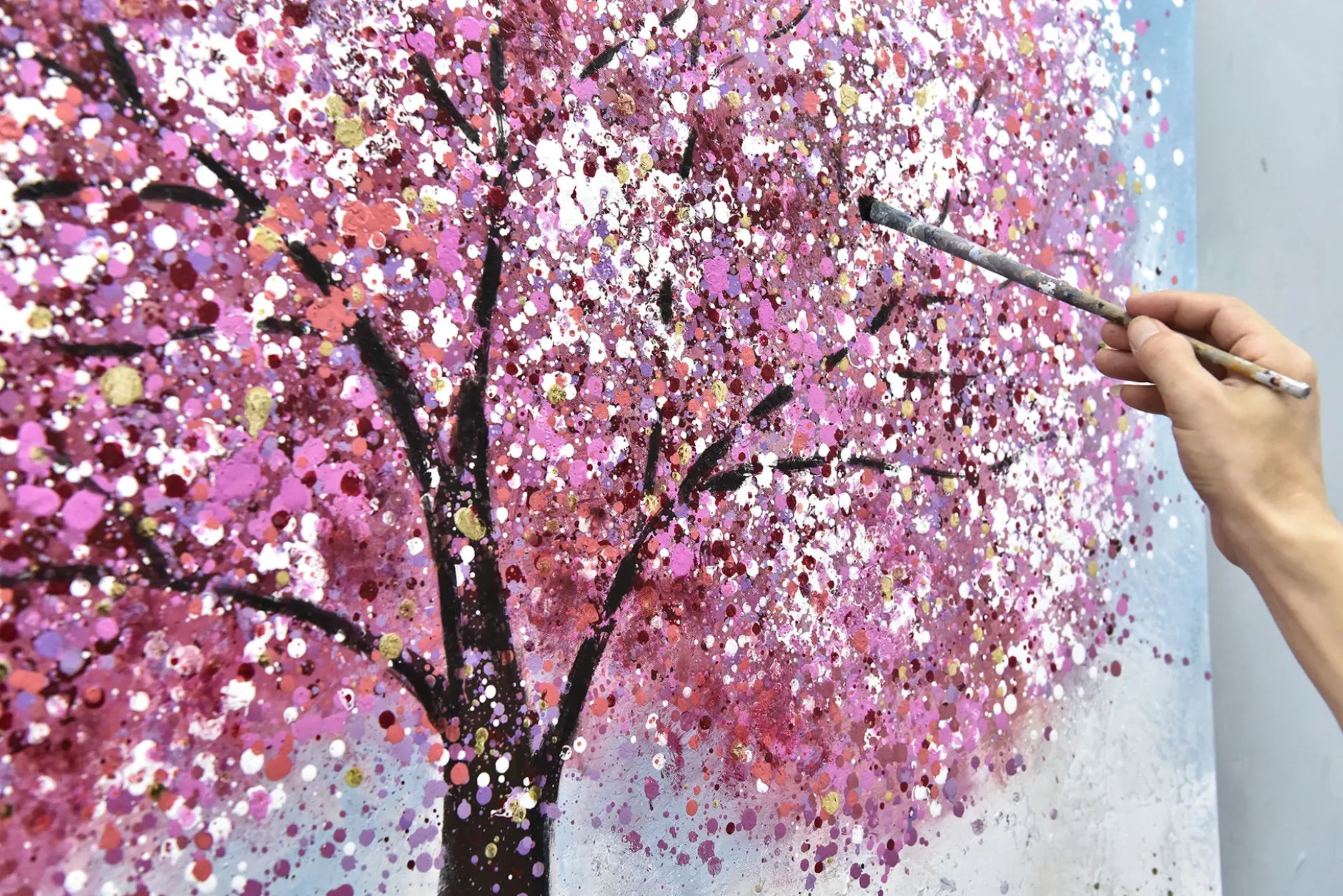 Handgemaltes Gemälde 'Rooted Spirit' 120x80cm | inkl. Echtheitszertifikat