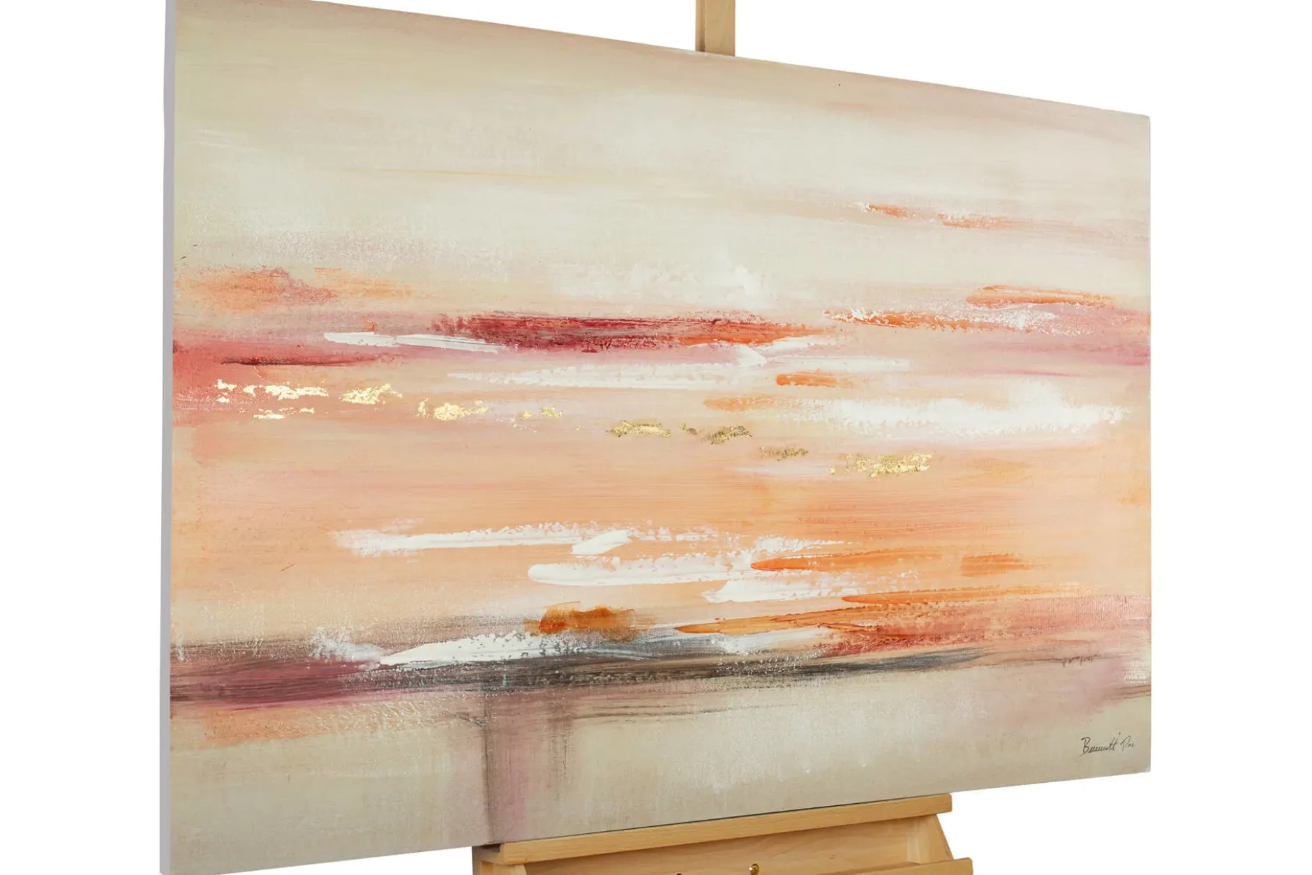 Handgemaltes Gemälde 'Rosewater Tides' 120x80cm | inkl. Echtheitszertifikat