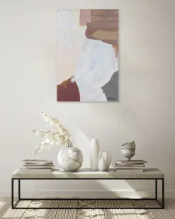 Handgemaltes Gemälde 'Rosy Cloudy Sky' 60x90cm | inkl. Echtheitszertifikat