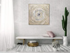 Handgemaltes Gemälde 'Ruddle Maelstrom' 80x80cm | inkl. Echtheitszertifikat