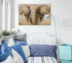 Handgemaltes Gemälde 'Ruhiger Riese' 90x60cm | inkl. Echtheitszertifikat