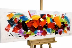 Handgemaltes Gemälde 'Rush' 150x50cm | inkl. Echtheitszertifikat