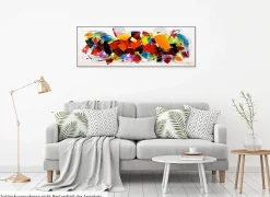 Handgemaltes Gemälde 'Rush' 150x50cm | inkl. Echtheitszertifikat