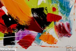 Handgemaltes Gemälde 'Rush' 150x50cm | inkl. Echtheitszertifikat