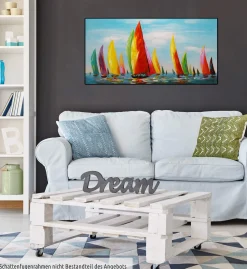 Handgemaltes Gemälde 'Saisonstart' 120x60cm | inkl. Echtheitszertifikat