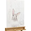 Handgemaltes Gemälde 'Sanfter Schneehase' 50x70cm | inkl. Echtheitszertifikat