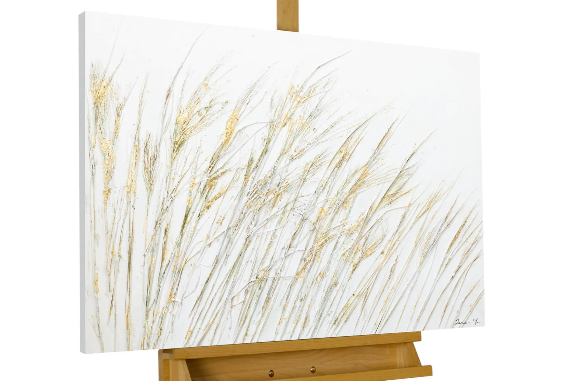 Handgemaltes Gemälde 'Sanftes Windspiel' 100x75cm | inkl. Echtheitszertifikat