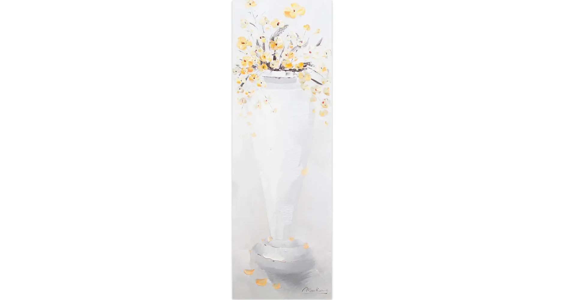 Handgemaltes Gemälde 'Sanftmut der Natur' 40x120cm | inkl. Echtheitszertifikat